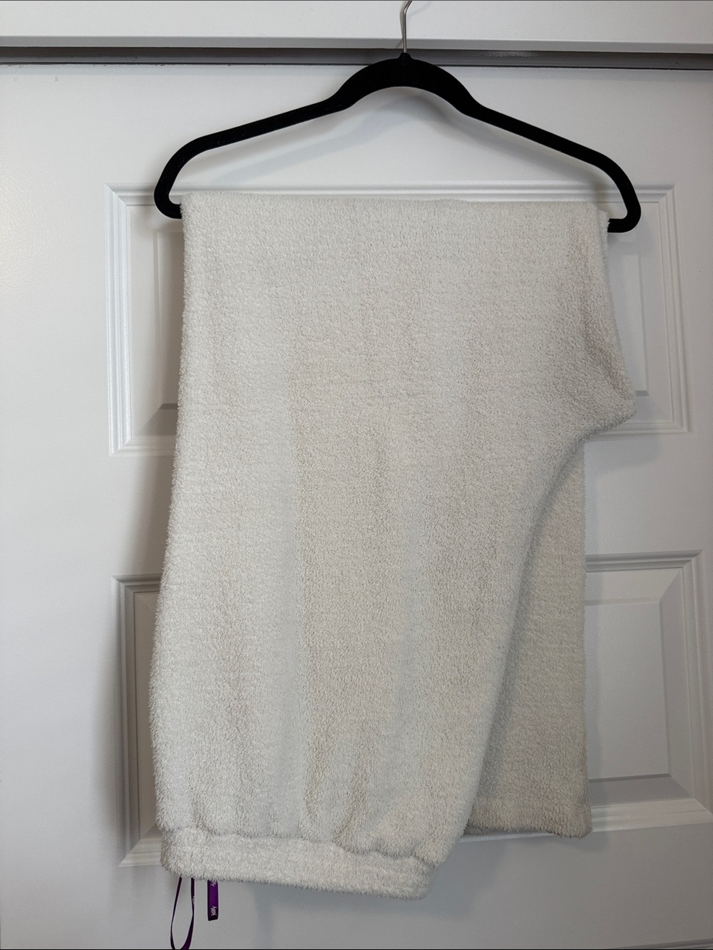 YITTY Cream Cozy Plush Wide Leg Pajama Pants